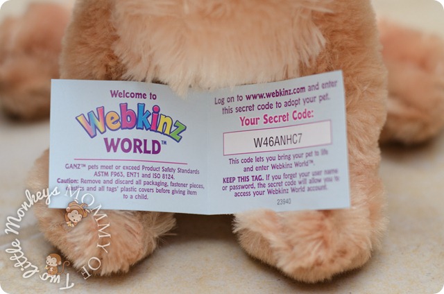 webkinz adopt a pet