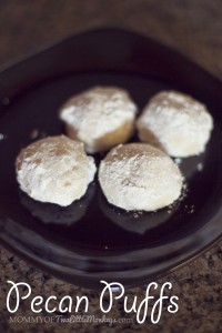 Pecan Puffs Cookie Recipe with Fisher Nuts - #HolidayCookie #Christmas #Nuts #Cookies