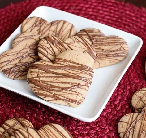 Nut Free SunButter Sugar Cookies with Chocolate Drizzle