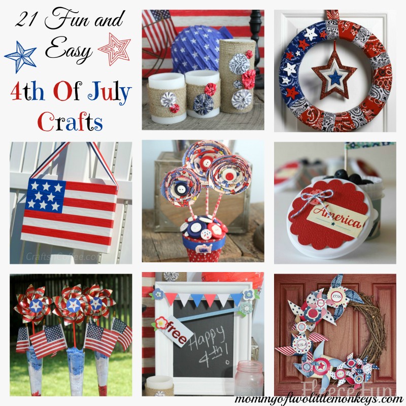 21 Fun & Easy 4th of July Crafts – Mommity