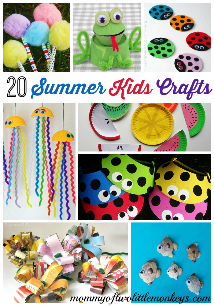 20 Summer DIY Kids Crafts – Awesome Boredom Busters!