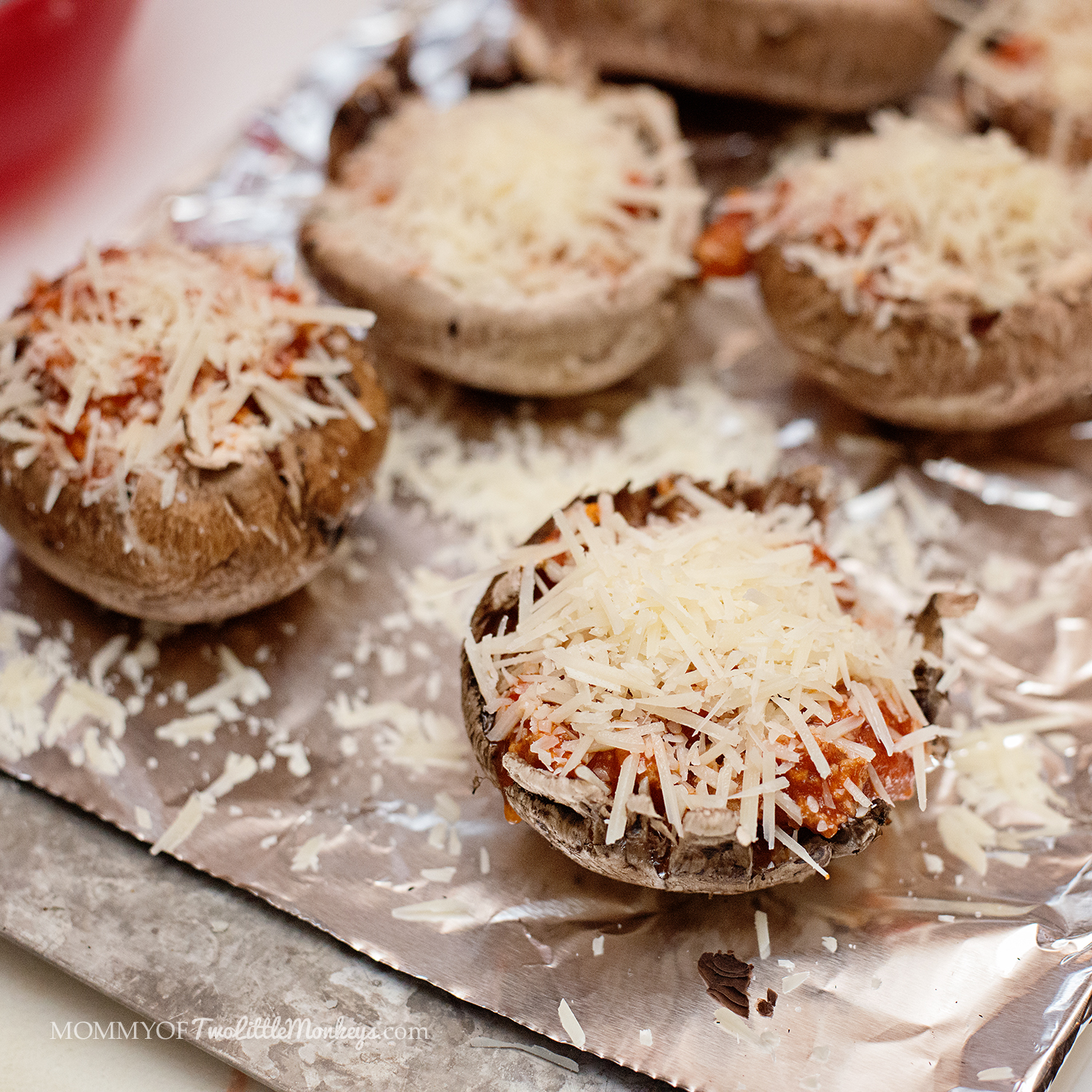 Cheesy Italian Stuffed Mushrooms