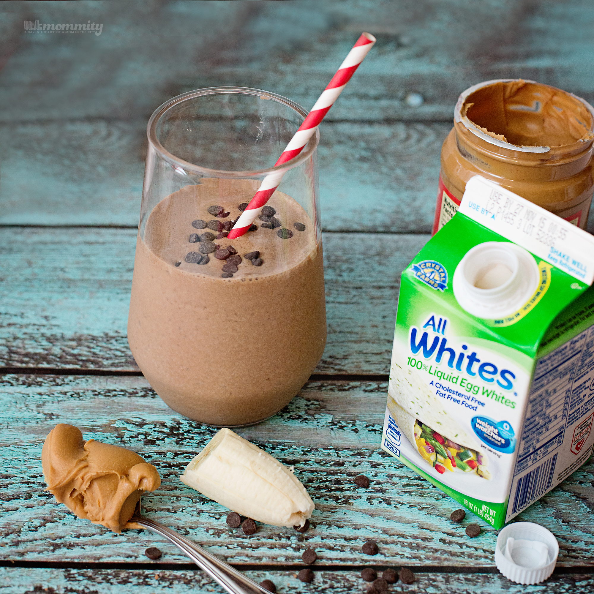 The Ultimate (And Guilt Free!) Carob Banana Nut Protein Smoothie