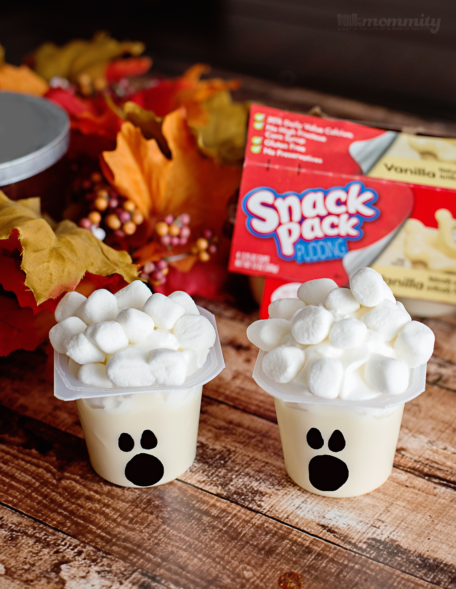 Ghostly Pudding Cups Dessert - Fun DIY with Kids!