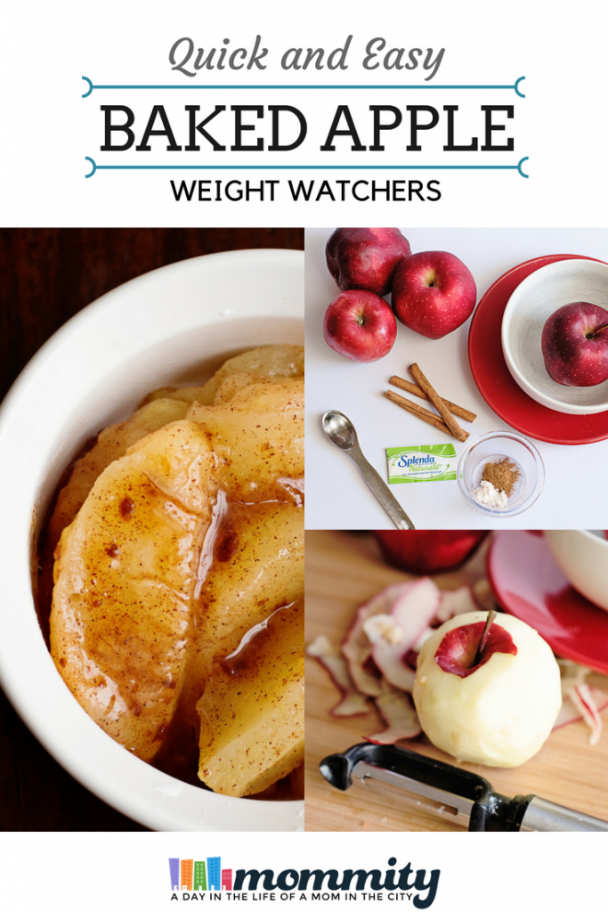 Baked Apple Microwave Recipe 2 WW Points!