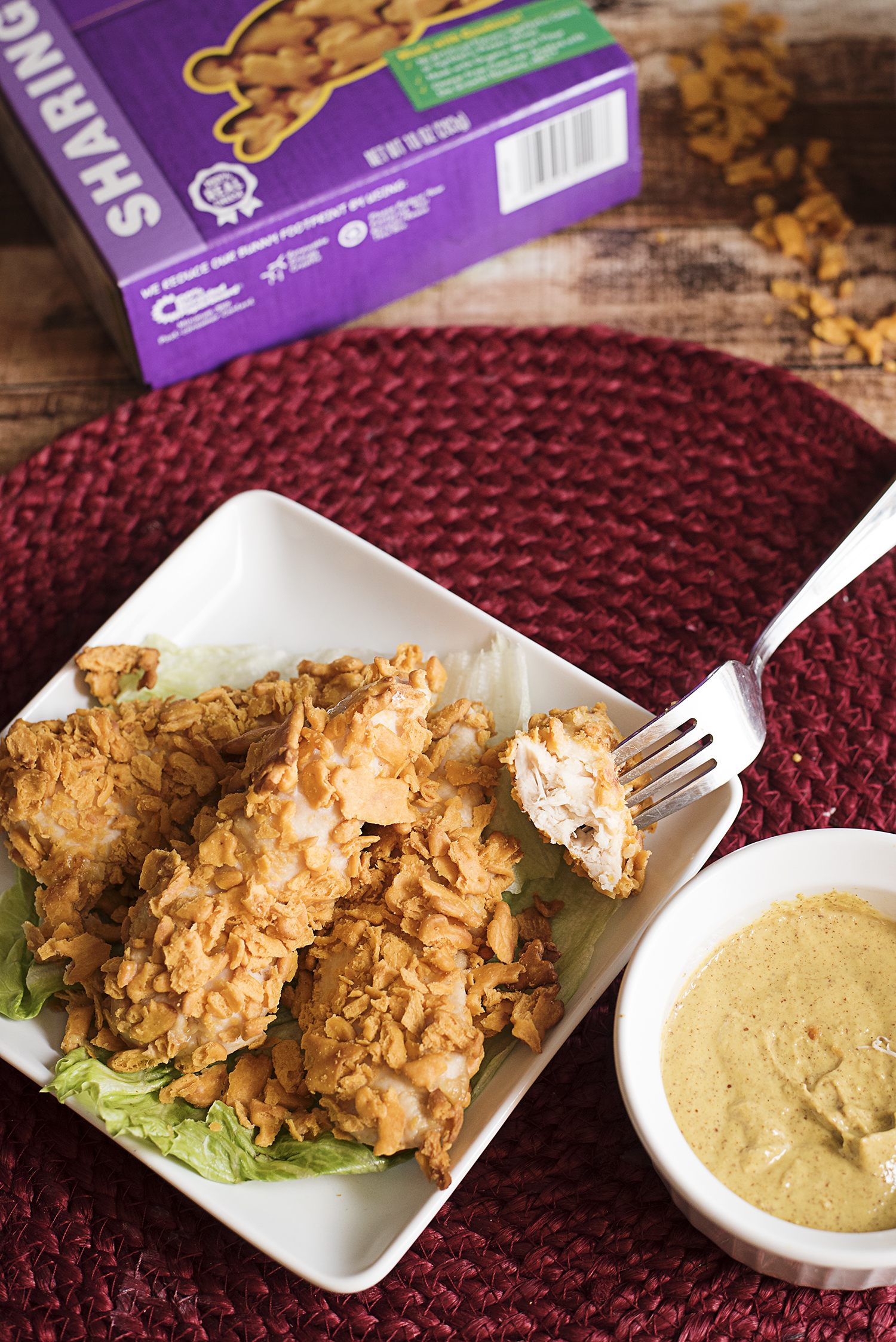 Looking to try a recipe for baked chicken fingers that are healthy and easy to make? These baked cheddar crusted chicken fingers are so easy to make and they make for a healthy kids dinner! Try it!