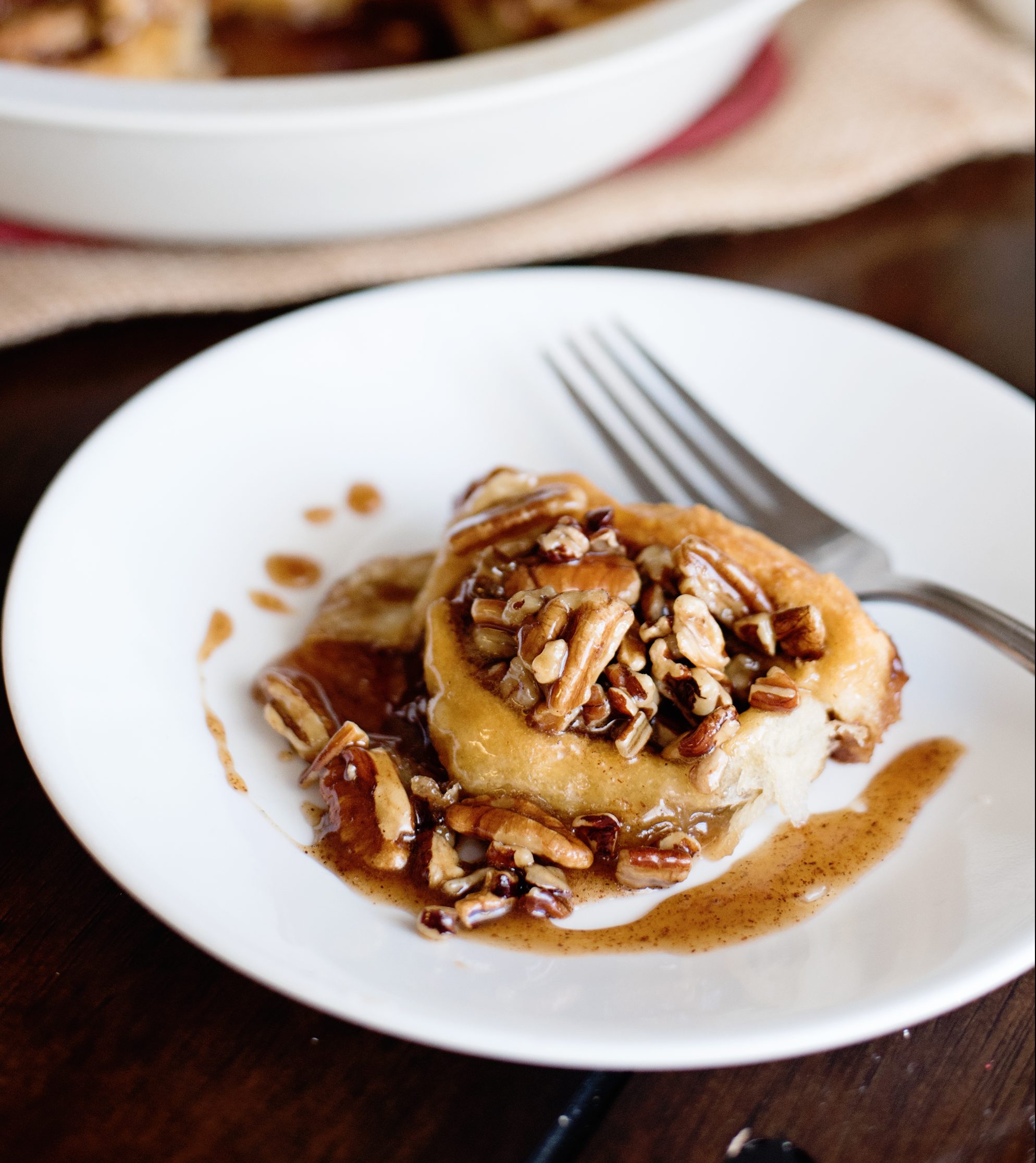 Crescent Roll Caramel Pecan Cinnamon Rolls - No Yeast!